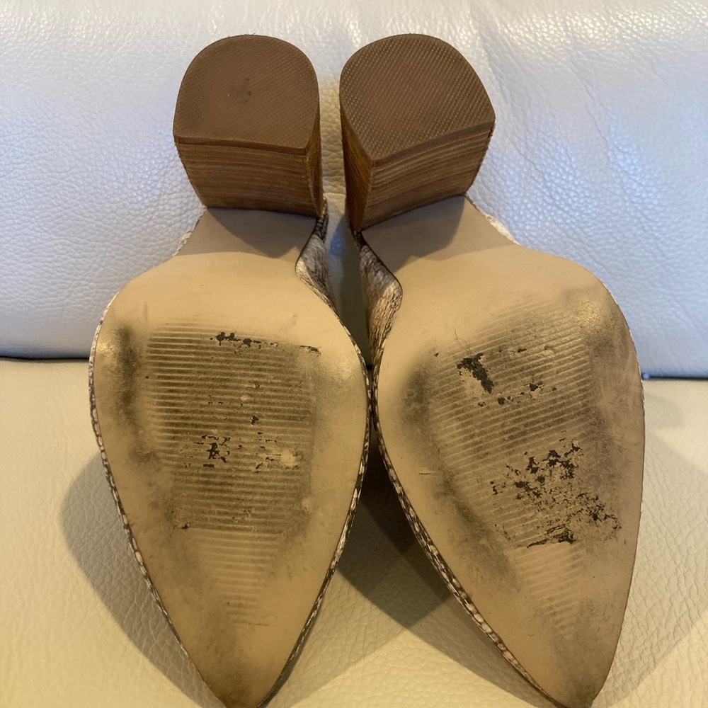 Steven By Steve Madden Snake Print Mules. - image 6